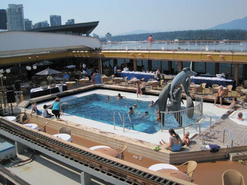 Pool in use