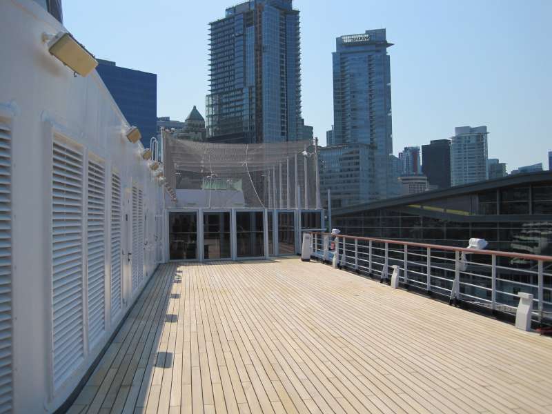Manmade wood deck