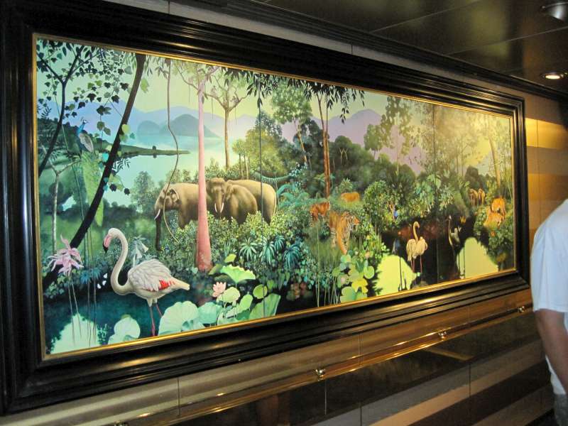 Intriguing mural