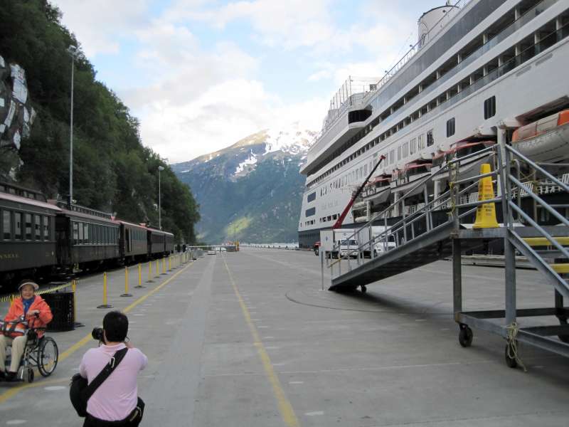 Our ship & the train