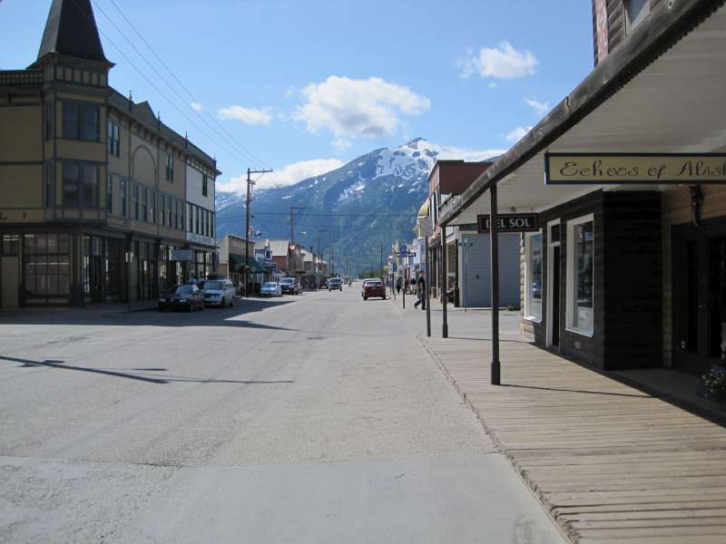 The streets of Skagway