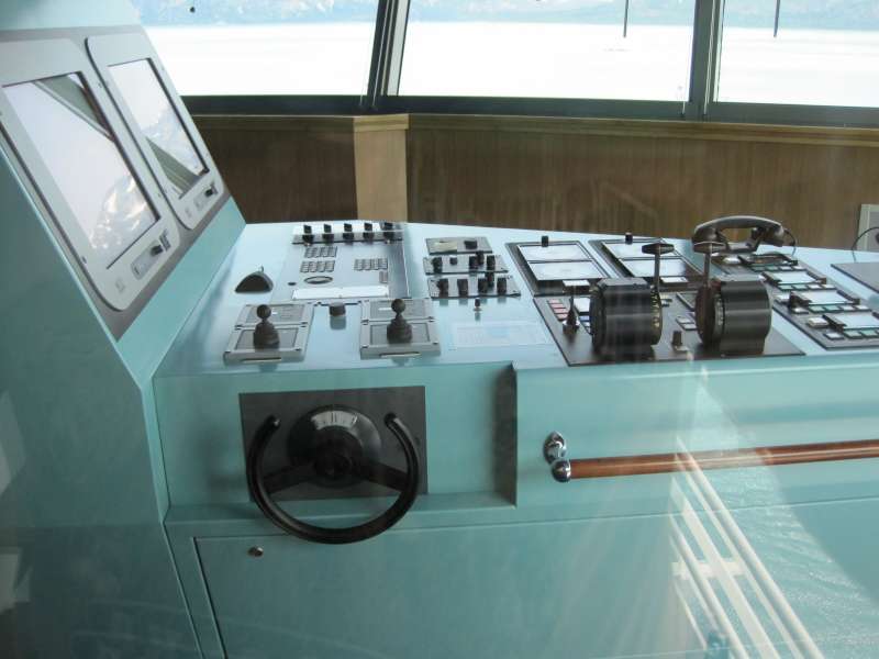 Some of the ships helm controls