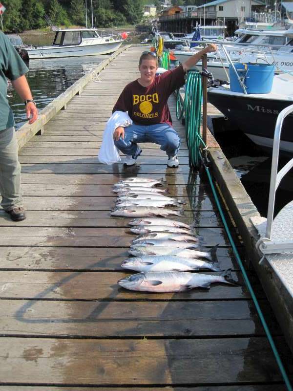 Nick and our catch