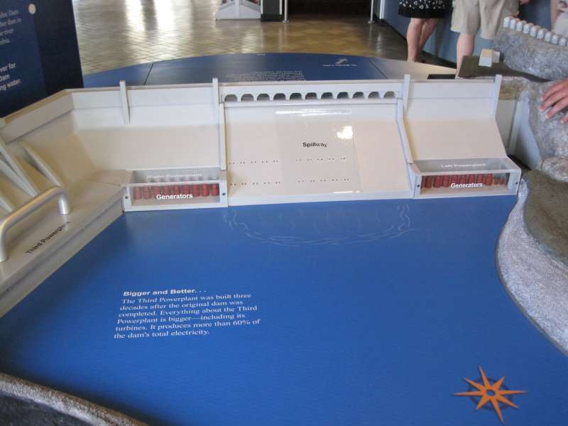 Display inside visitor center