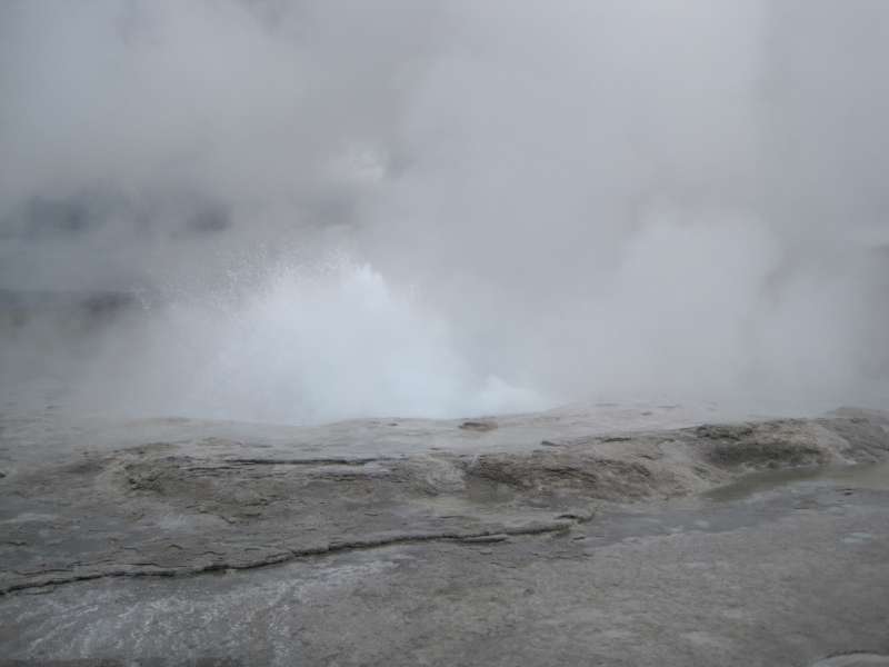 Old Faithful showing off