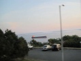 Cargo ship in the harbor