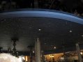 Night Sky ceiling in main dining room