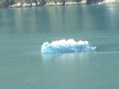 Glacier ice is blue