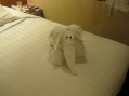 Elephant towel art