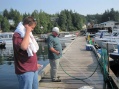 Nick and Pete, our skipper