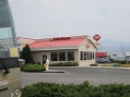 Many fast food places to eat