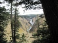 Beautiful falls in West Yellowstone