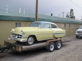 Several classic cars in West Yellowstone