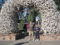 Elk antler arch - Jackson Hole WY