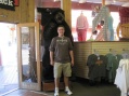 Nick, T-Shirt hunting in Jackson Hole